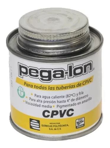 Pegamento Para Tuberia Cpvc 90ml Bote Pega Lon 65 012 Meses Sin