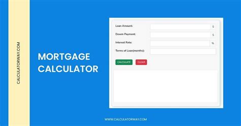 Mortgage Calculator - Calculatorway