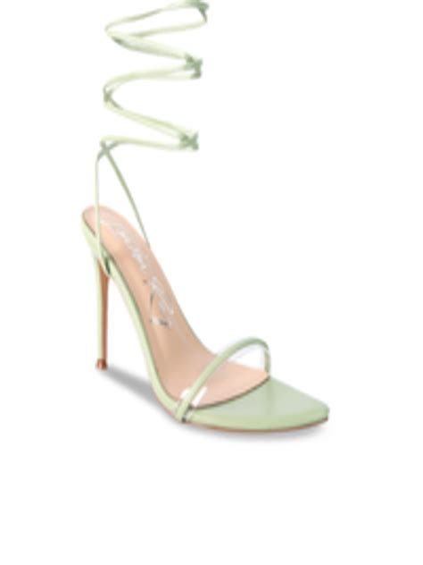 Buy London Rag Green Solid Party Stiletto Heels Heels For Women