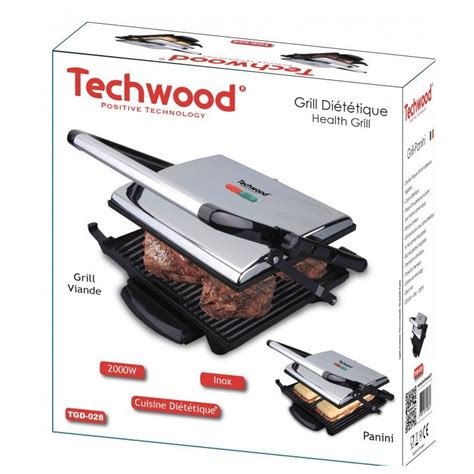 Grill Diététique Techwood TGD 028 Inox