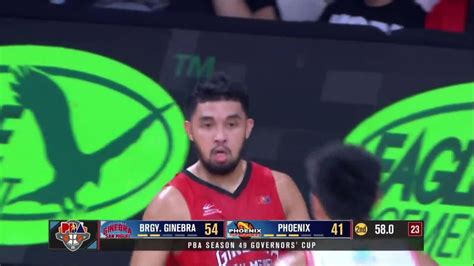 Rj Abarrientos Put Up Some Buckets For Brgy Ginebra In Q Pba