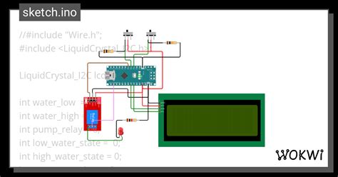 Water Level Wokwi ESP32 STM32 Arduino Simulator