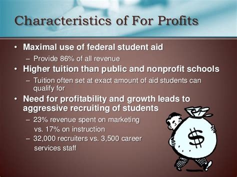 For profit schools presentation