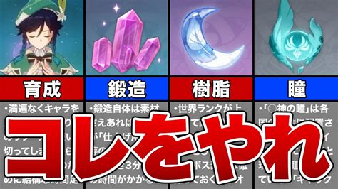 【原神】ランク30までに初心者がやっておくべきこと6選！やらなきゃ絶対後悔します！ 原神動画まとめ