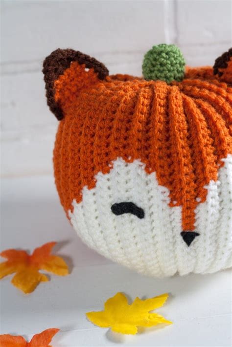 Crochet Fox Pumpkin Free Pattern and Video Tutorial - Winding Road Crochet