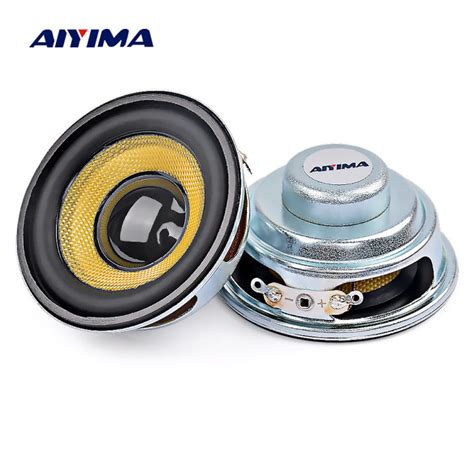 Aiyima Pcs Inch Ohm W Mini Audio Portable Speakers W Waterproof