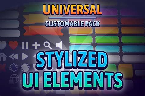 Universal Stylized Ui 2d Gui Unity Asset Store