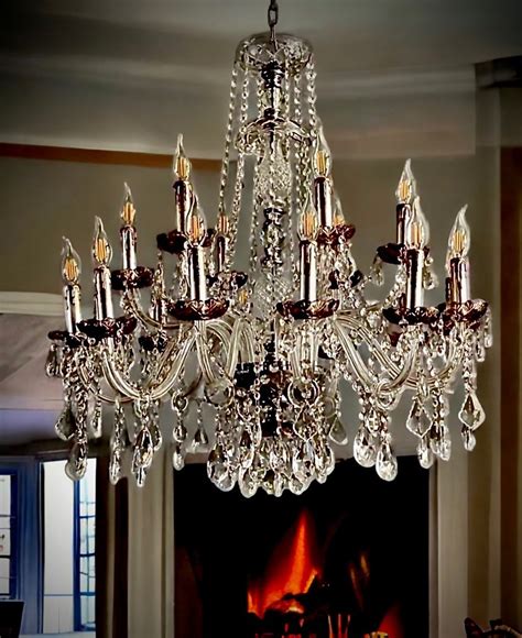 MG Slc Illumina Chandelier Crystal Baroque 18L 1 Arts Crafts