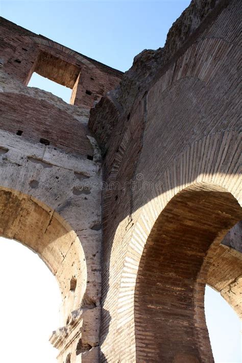 Ancient Architecture Colosseum in Roma Italy Stock Image - Image of ...