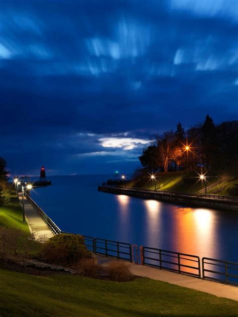 Charlevoix The Beautiful Harbor Park Fishpond And Splashpark