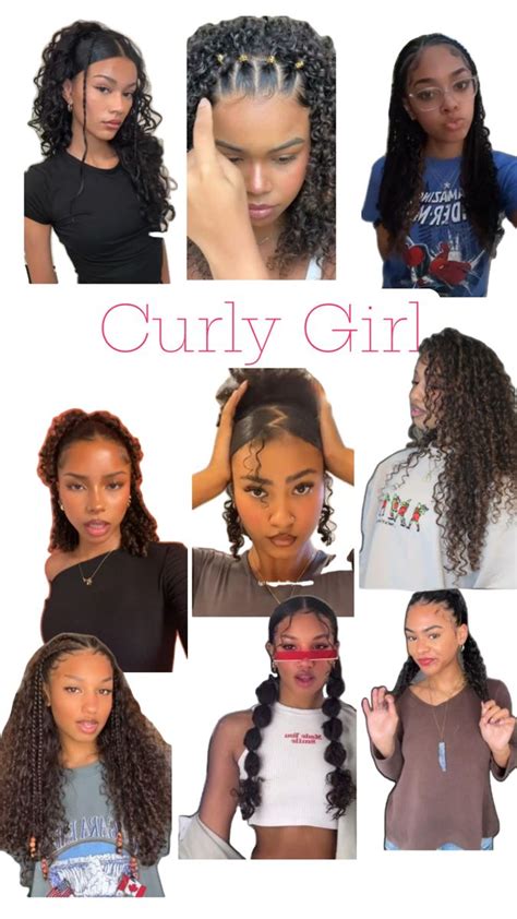 Curly Girl Vibes In 2024 Curly Girl Natural Curls Hairstyles Cute