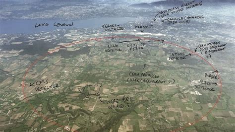 Large Hadron Collider Map