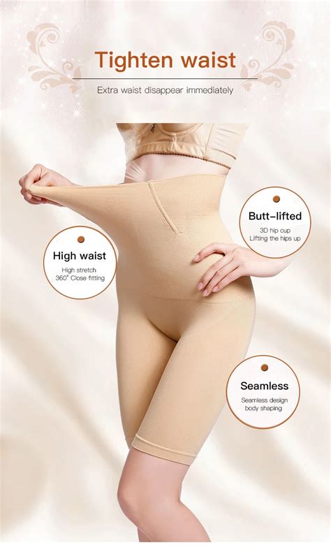 Seamless Women High Waist Slimming Tummy Control Panties Knickers Pant