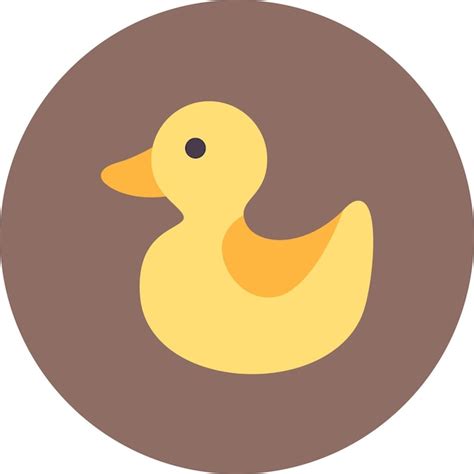 Premium Vector Rubber Duck Flat Illustration