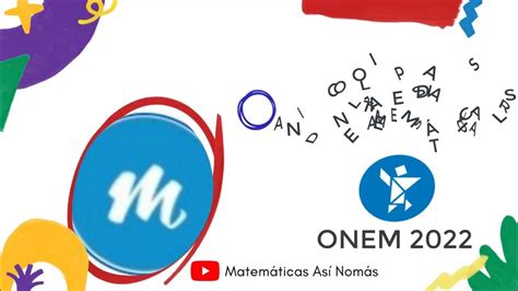 Resolución De La Evaluación De La Onem 2022 Fase 2 Nivel 1 Youtube