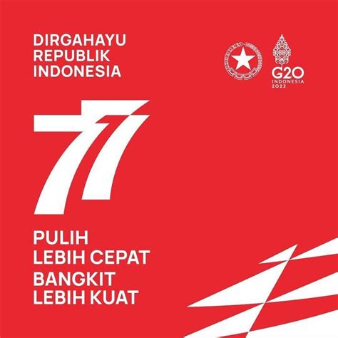 Makna Dan Filosofi Logo Hut Ri Ke 77 17 Agustus 2022 Hut Slogan Logo