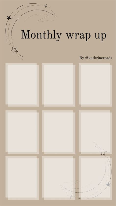 What Ive Read This Month Template For Instagram Book Instagram Book