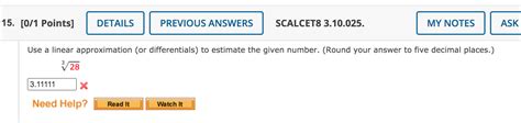 Solved Points Details Previous Answers Scalcet Chegg