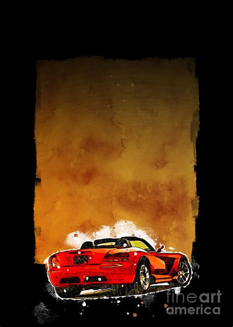 Smk004129 Vehicle 2003 Dodge Viper Srt10 Convertible Painting By