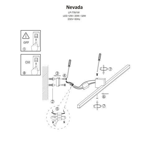 Kinkiet Nevada M Xled Czarny Ip Light Prestige