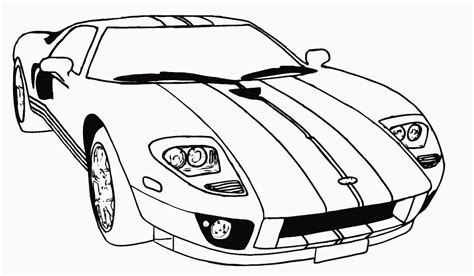 Coloriage Voiture Automobile Transport Dessin Colorier