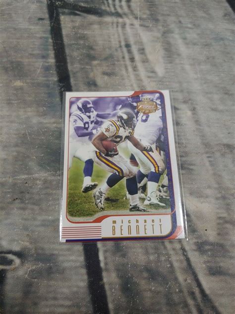 2002 Fleer Focus Jersey Edition Michael Bennett 68 009 123 EBay