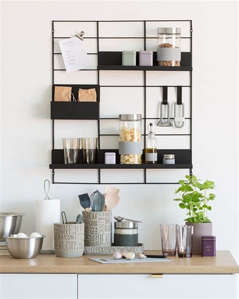 The Wire Wall Grid With Three Shelves And Two Hooks Is Perfect For