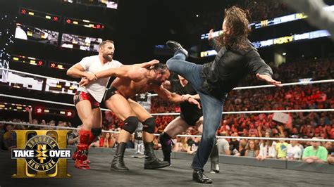 Adam Cole Makes His Nxt Debut With A Savage Superkick On Drew Mcintyre Nxt Takeover Brooklyn