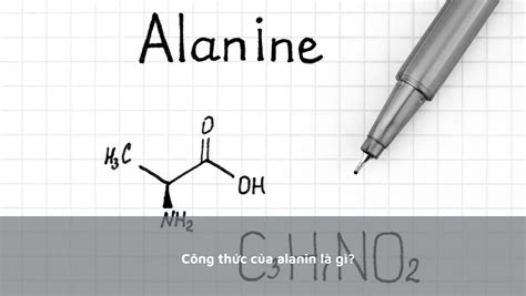 Công thức của alanin là gì?