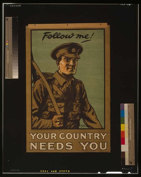 Nationalism Propaganda Ww1 Your Country Needs You