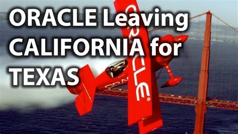 Oracle Moves To Texas And Ditches California Why Are Companies Leaving