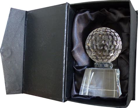 Crystal Golf Ball Trophy