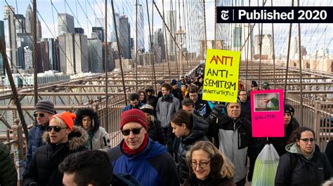 Solidarity March Against Anti Semitism Thousands Rally After Attacks The New York Times