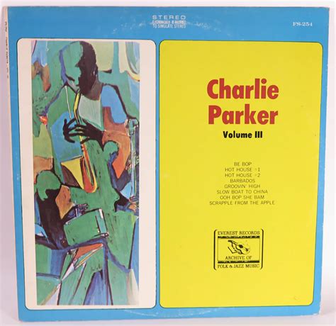 Charlie Parker Charlie Parker Volume III Verkocht Kunstveiling Nl