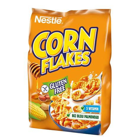 Płatki Śniadaniowe Corn Flakes Miód I Orzeszki 250G Nestle MONPRESI