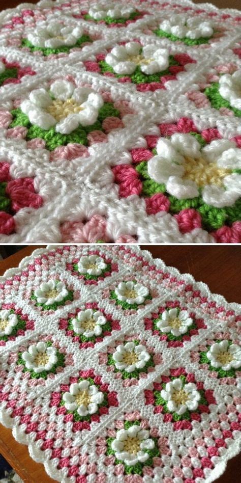 Flower Crochet Squares Patterns 1001 Patterns Granny Square Crochet