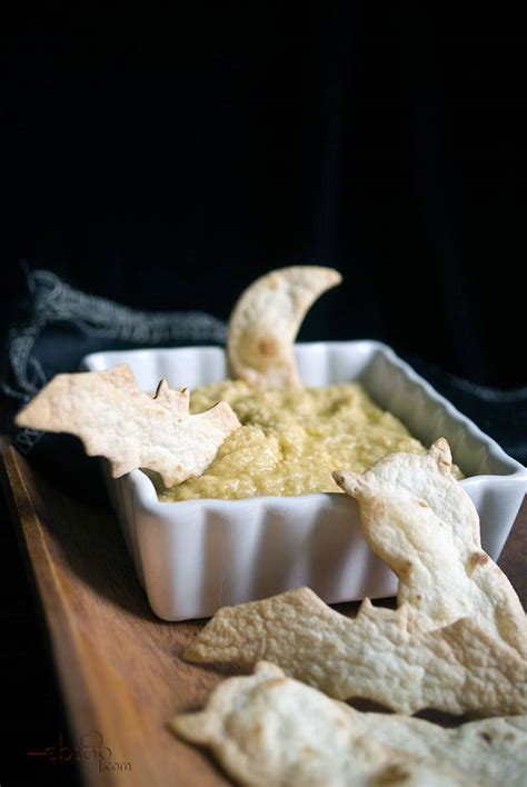 Beastie Shaped Baked Flour Tortilla Chips A Spooky Halloween Snack