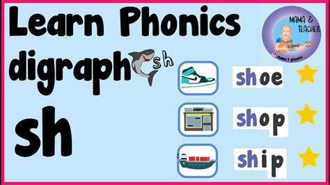 Phonics Sh Sound Phase 3 Phonemes 2 Letter Blends Sing Say Find