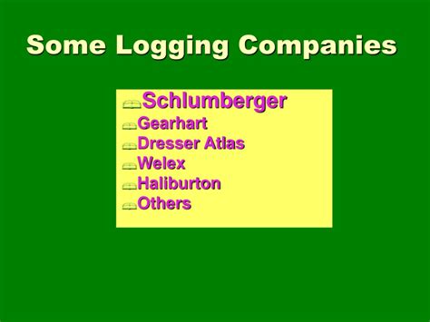 Ppt Well Logging Course For Fourth Year Geophysics Powerpoint