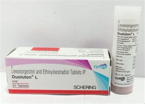 Duoluton L Levonorgestrel And Ethinyl Estradiol Tablets 0 1mg 0 02mg