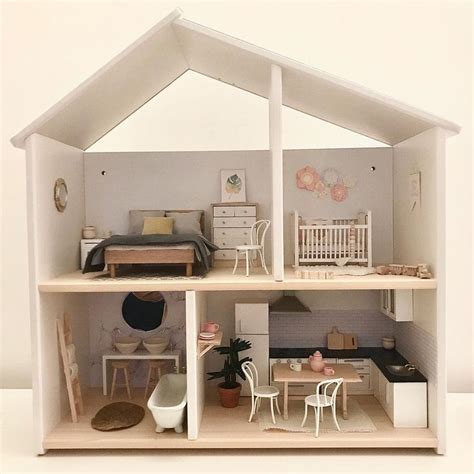 Modern Doll House Ikea Flisat Reno Moderndollhouse Ikeaflisat Doll