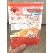 Hannaford Sharp Cheddar Cheese Fancy Shredded Calories Nutrition