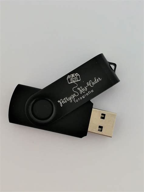 Pendrive Czarny Z Grawerem Gb