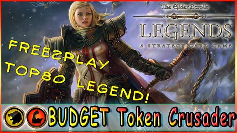 TES LEGENDS BUDGET Aggro Token Crusader Willpower Strength Deck