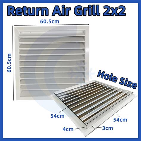 Pre Order Customize Size Return Air Grill Return Grill X Feet X