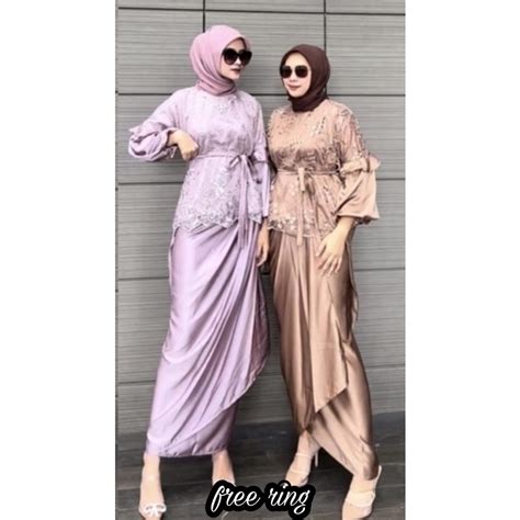 Jual Rok Lilit Polos Saten Velvet Rok Polos Bawahan Kebaya Shopee