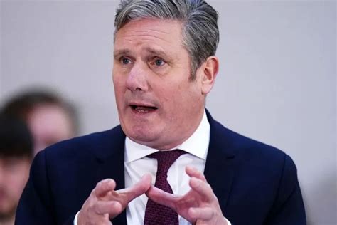 Labour Party Says Uk Is At Risk Labour Party Leader Sir Keir Starmer