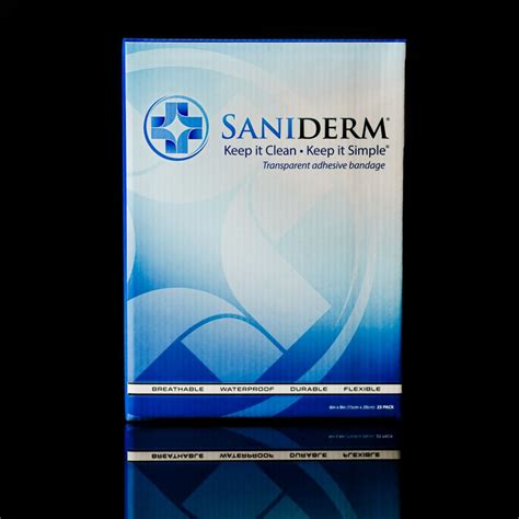 Original Tattoo Bandage 25-Pack - Medium (6 in x 8 in) | Saniderm