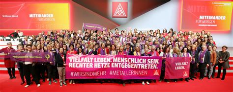 IG Metall Frauen Mit Klarer Botschaft Klare Kante Gegen Rechts IG