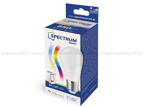 Inteligentna Ar Wka Led E Spectrum Smart Gls W V Lm Rgbw Cct